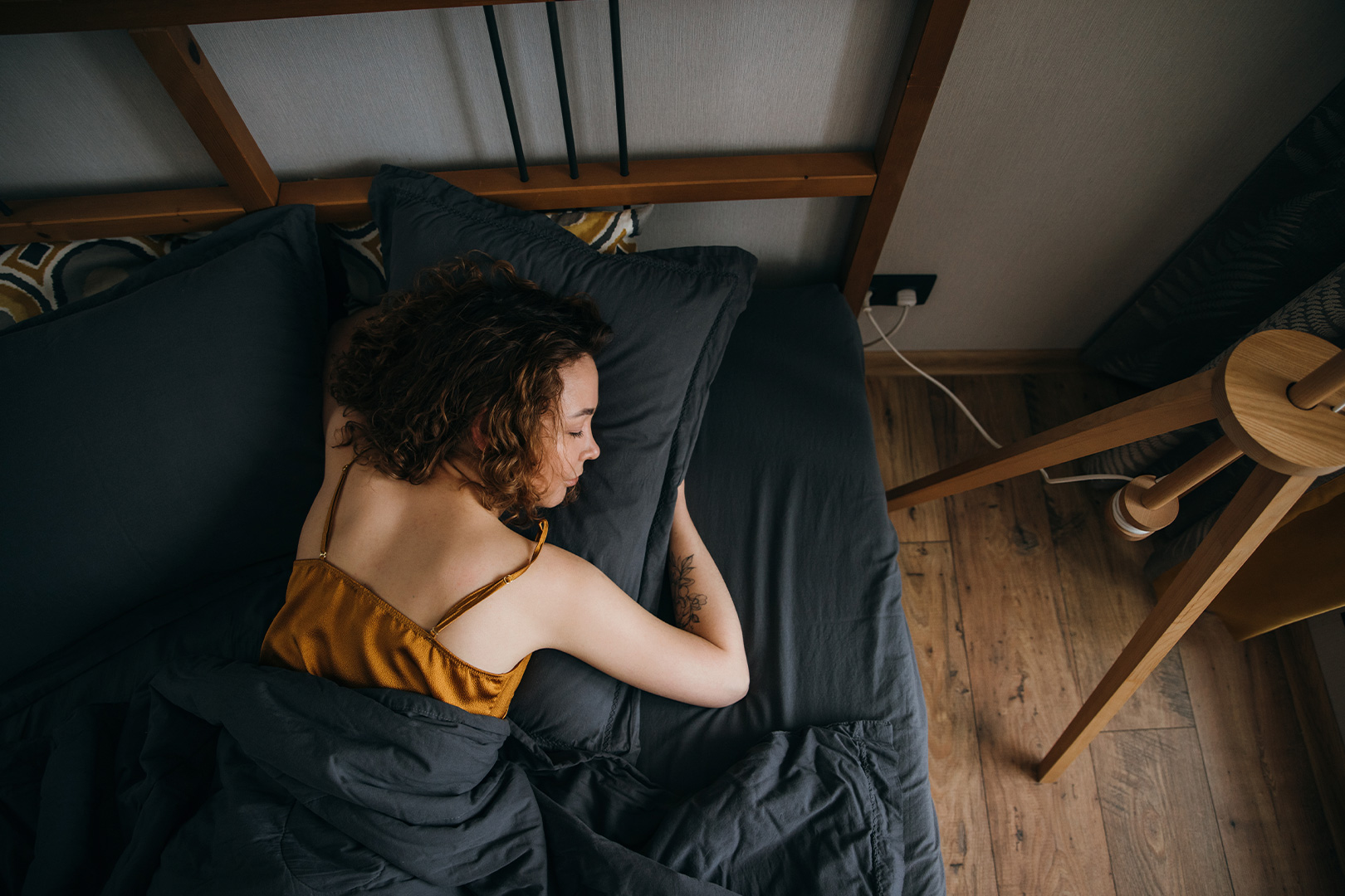 Mujer durmiendo profundamente