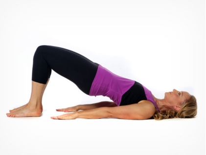 «Shoulder Bridge» en Pilates.